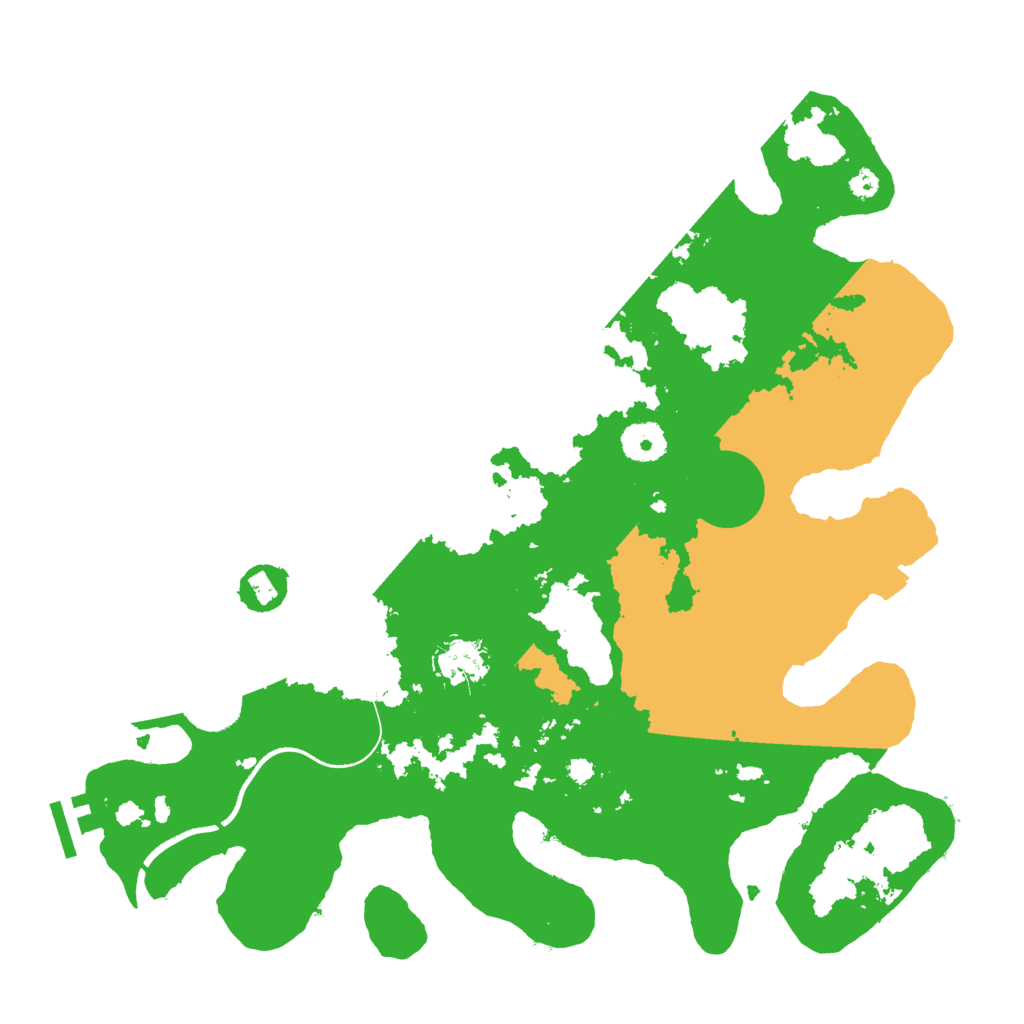Biome Rust Map: Procedural Map, Size: 3600, Seed: 183