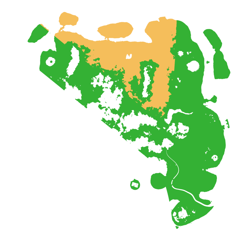 Biome Rust Map: Procedural Map, Size: 4000, Seed: 500002