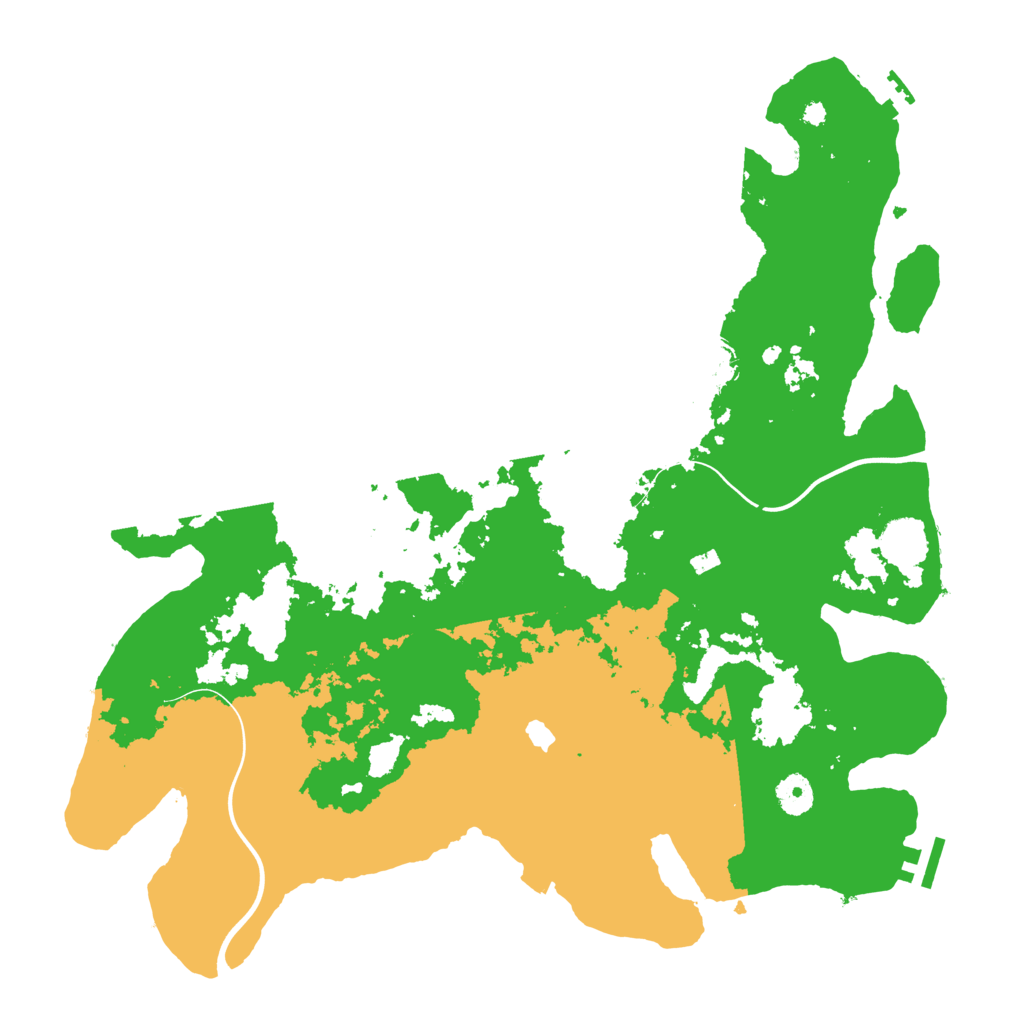 Biome Rust Map: Procedural Map, Size: 4000, Seed: 8925364