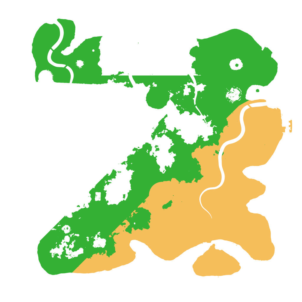 Biome Rust Map: Procedural Map, Size: 3700, Seed: 1840532608
