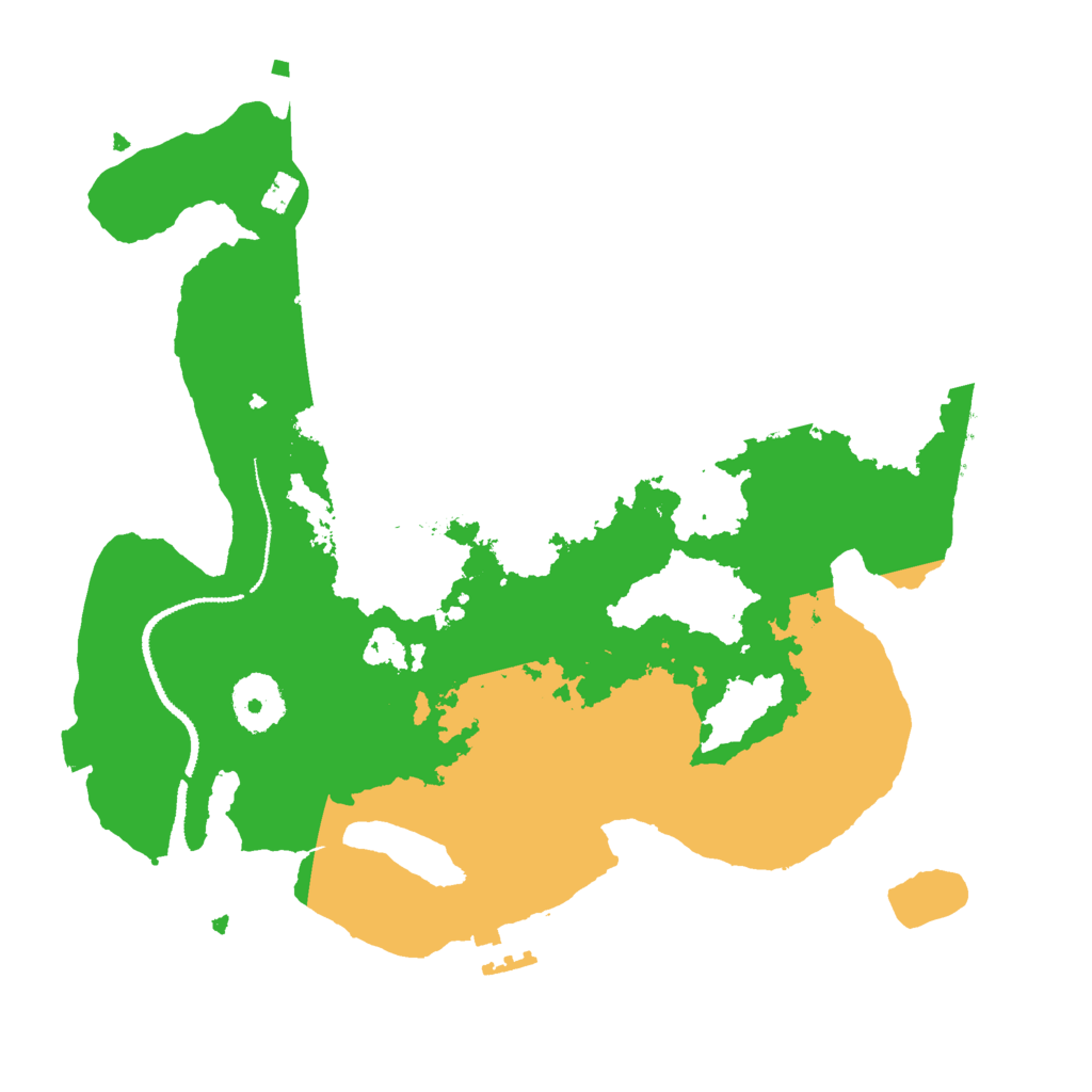 Biome Rust Map: Procedural Map, Size: 3000, Seed: 3247964