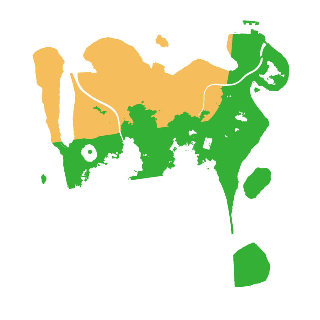 Biome Rust Map: Procedural Map, Size: 3000, Seed: 1879718107