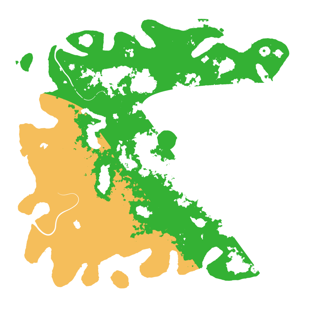Biome Rust Map: Procedural Map, Size: 4500, Seed: 547050522