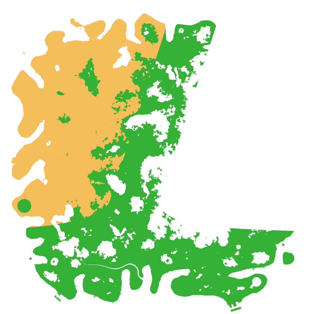 Biome Rust Map: Procedural Map, Size: 6000, Seed: 616772530