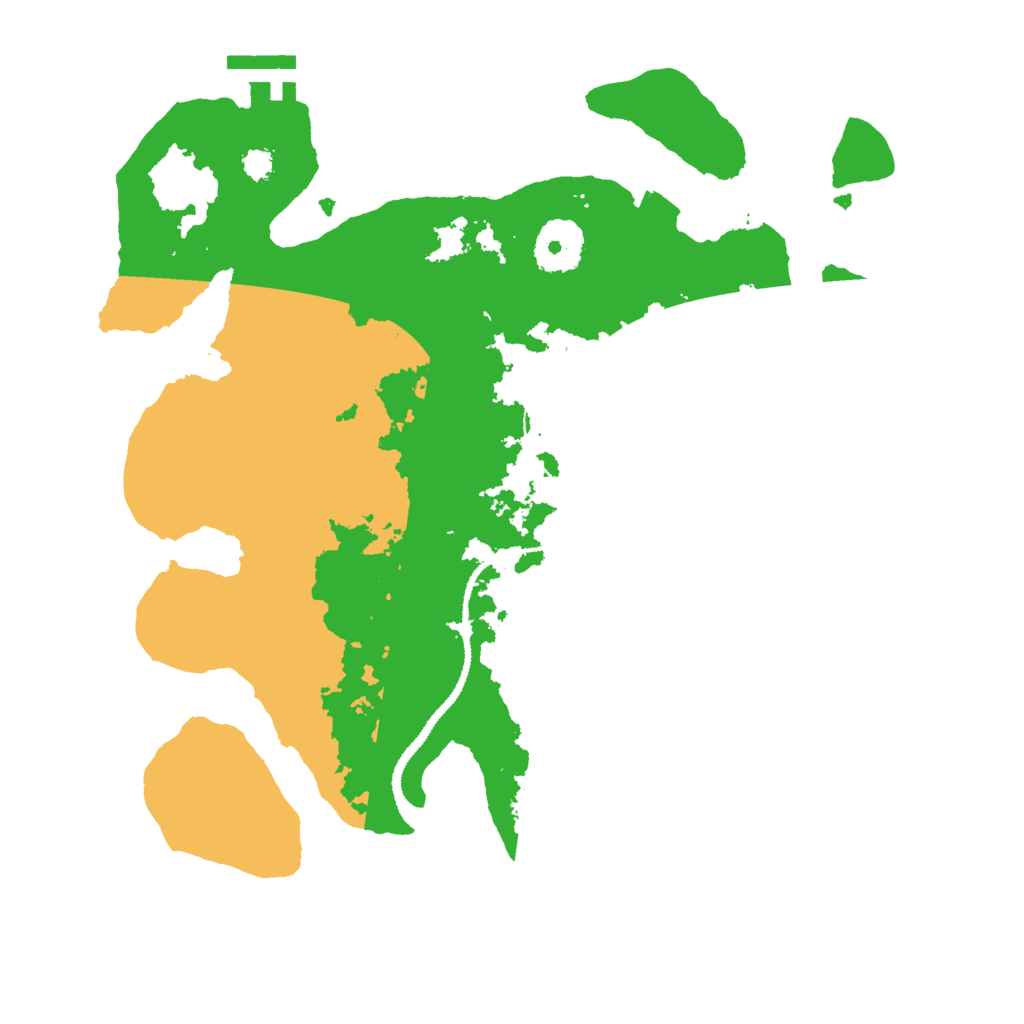 Biome Rust Map: Procedural Map, Size: 3000, Seed: 62867