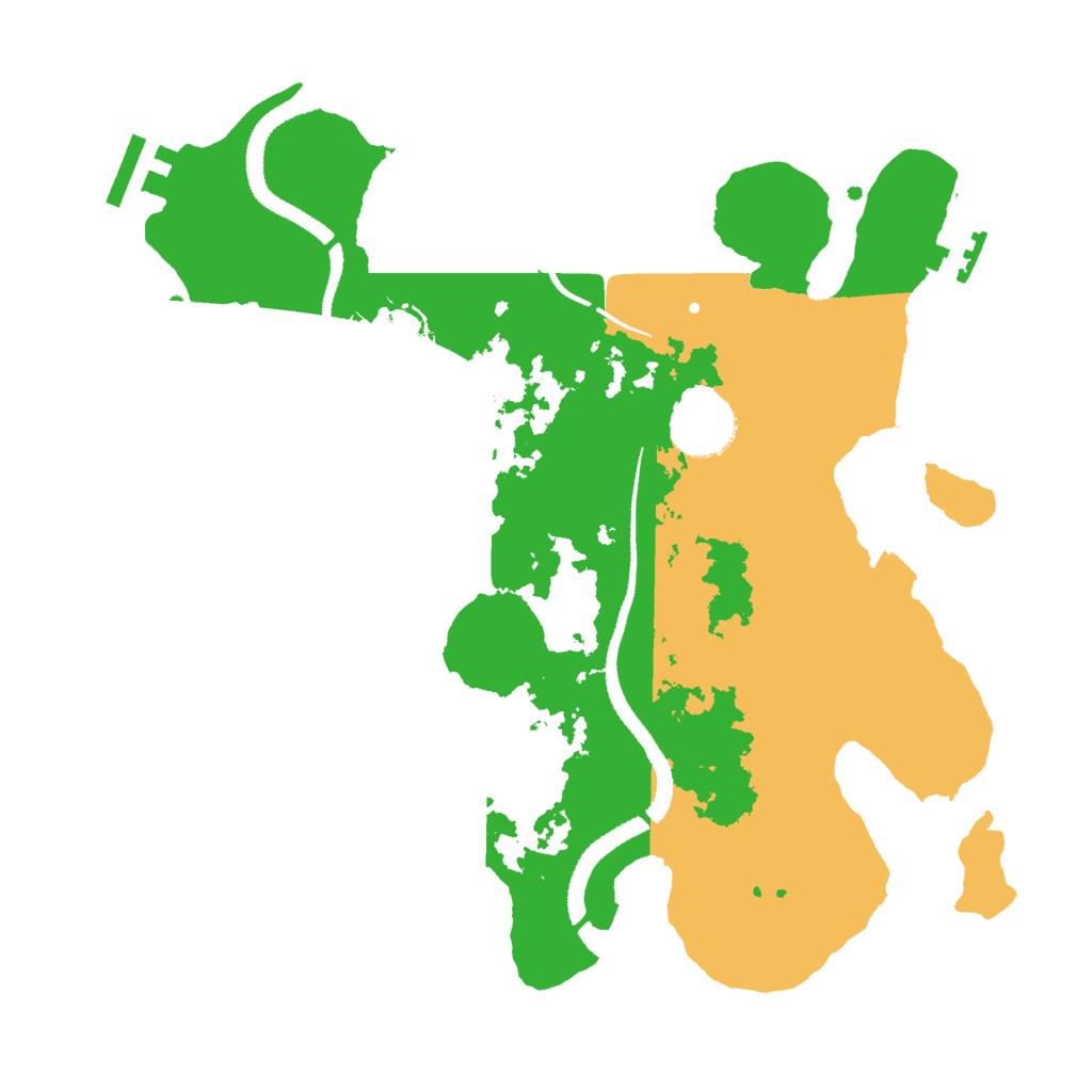 Biome Rust Map: Procedural Map, Size: 3000, Seed: 397706363
