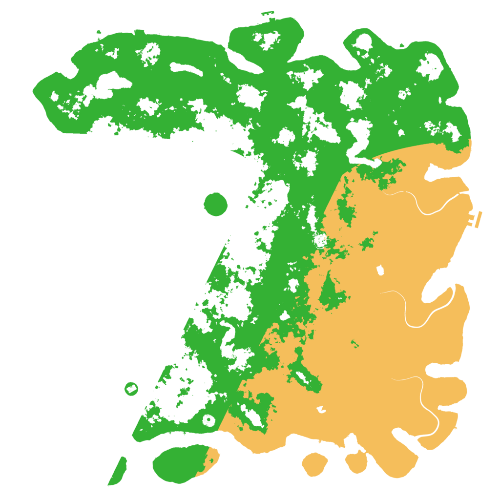 Biome Rust Map: Procedural Map, Size: 6000, Seed: 690820462