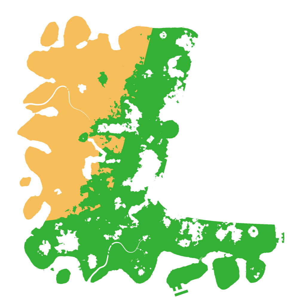 Biome Rust Map: Procedural Map, Size: 4500, Seed: 1996874830