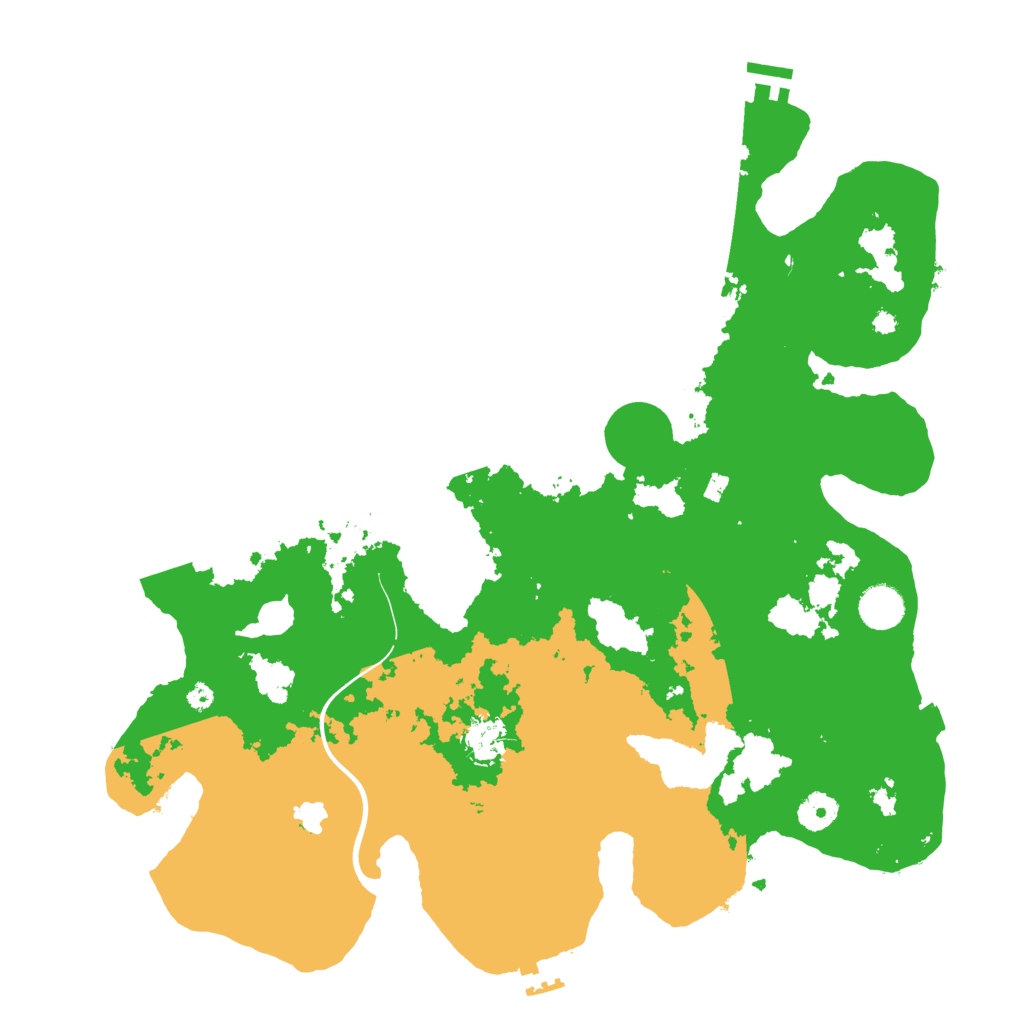 Biome Rust Map: Procedural Map, Size: 4000, Seed: 53741