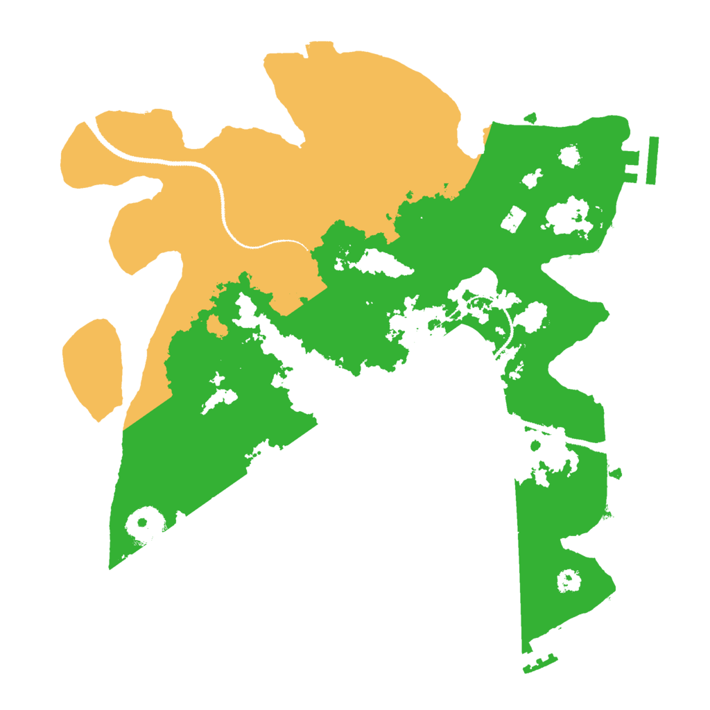 Biome Rust Map: Procedural Map, Size: 3000, Seed: 1136160037