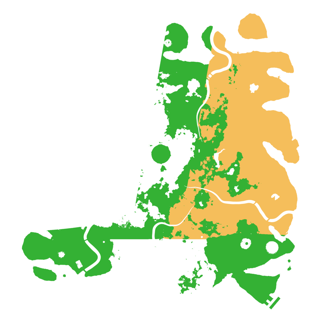 Biome Rust Map: Procedural Map, Size: 4500, Seed: 699862253