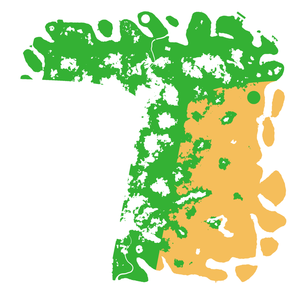 Biome Rust Map: Procedural Map, Size: 6000, Seed: 1463769963