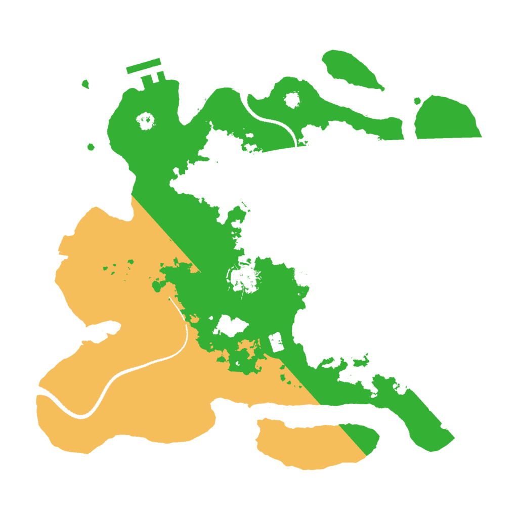 Biome Rust Map: Procedural Map, Size: 3000, Seed: 51313