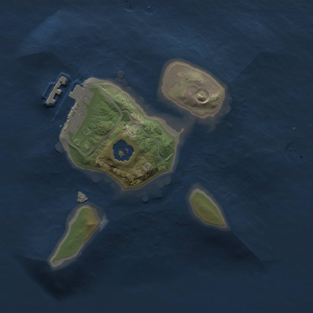 Rust Map: Procedural Map, Size: 1500, Seed: 903819581, 2 Monuments