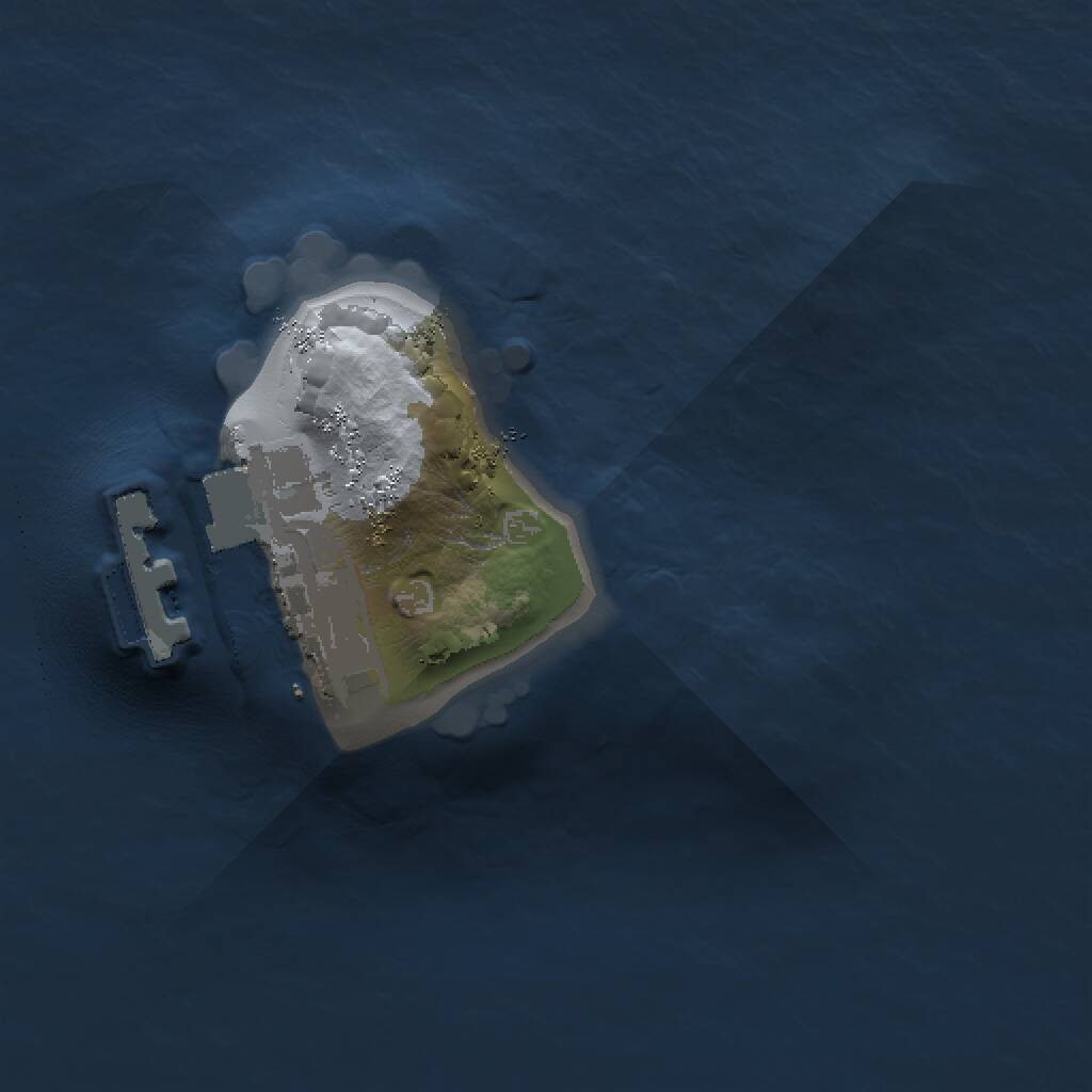 Rust Map: Procedural Map, Size: 1000, Seed: 238667848, 2 Monuments