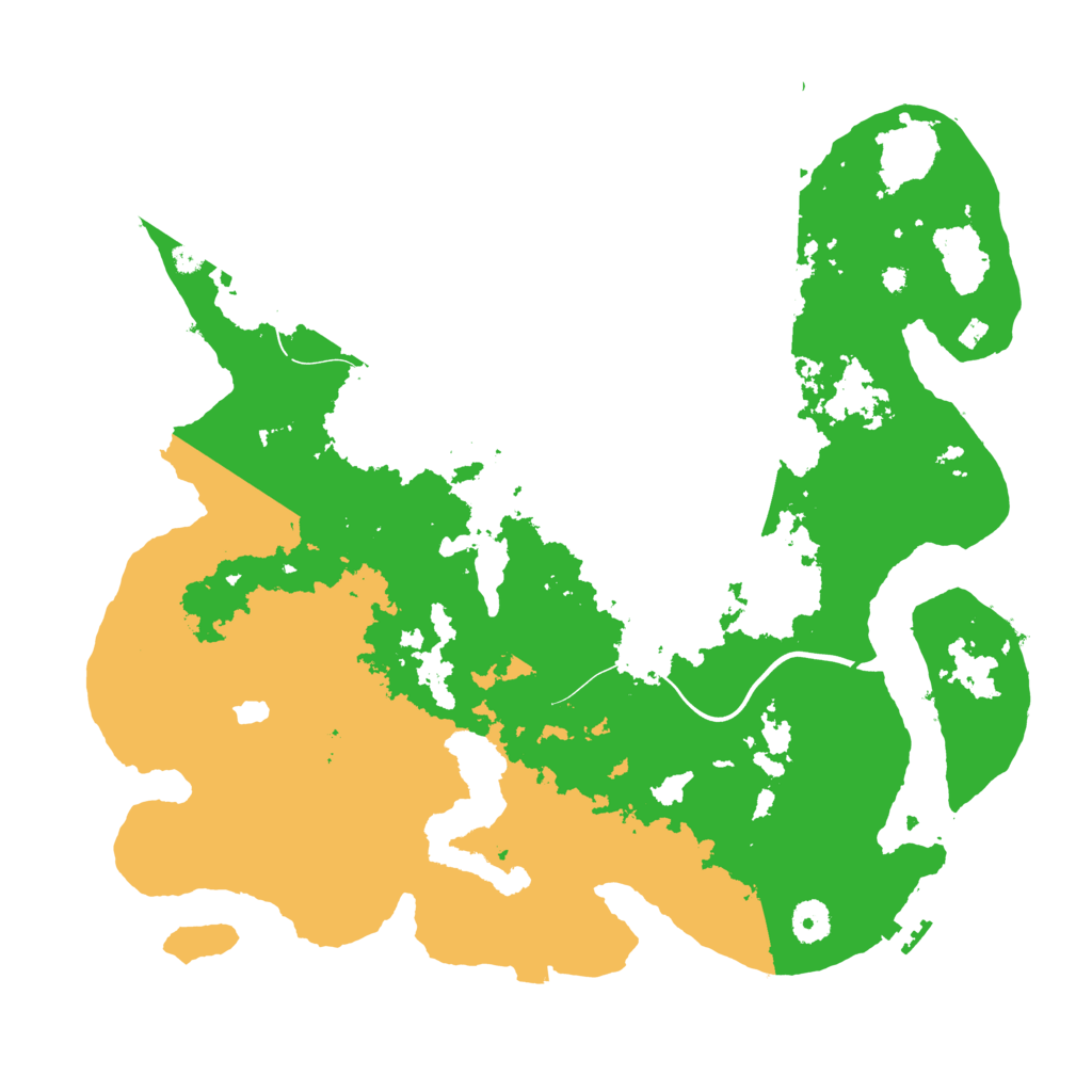 Biome Rust Map: Procedural Map, Size: 4000, Seed: 28999