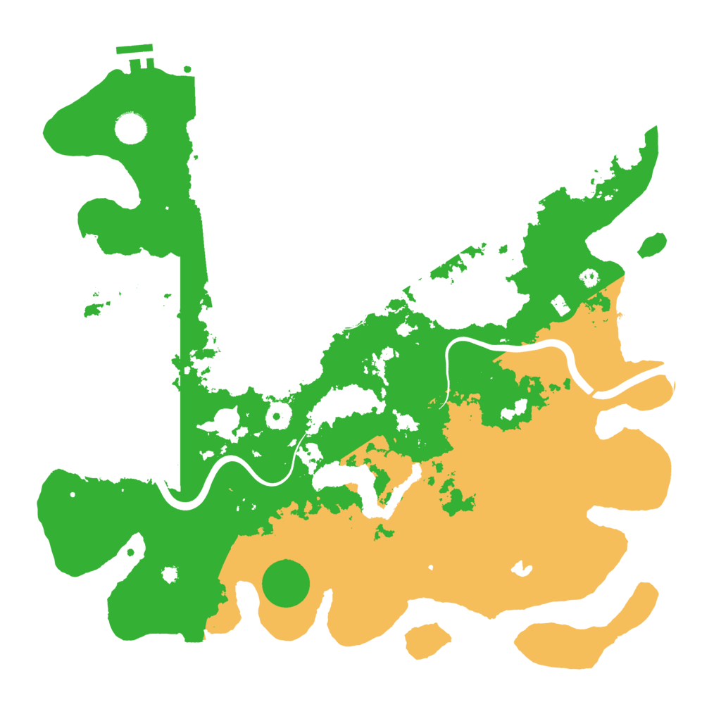 Biome Rust Map: Procedural Map, Size: 4000, Seed: 31414