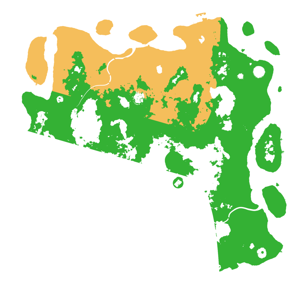 Biome Rust Map: Procedural Map, Size: 4550, Seed: 925855940