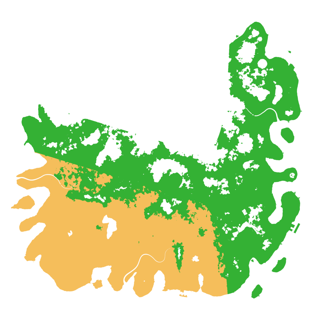 Biome Rust Map: Procedural Map, Size: 6000, Seed: 691853035