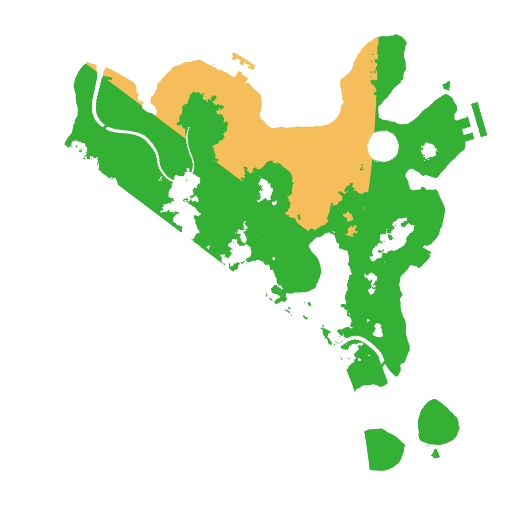 Biome Rust Map: Procedural Map, Size: 3000, Seed: 723594