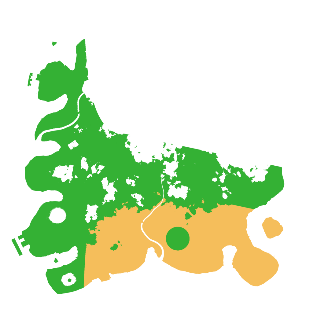 Biome Rust Map: Procedural Map, Size: 3500, Seed: 2126226141