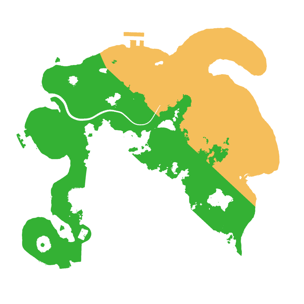 Biome Rust Map: Procedural Map, Size: 3000, Seed: 82716