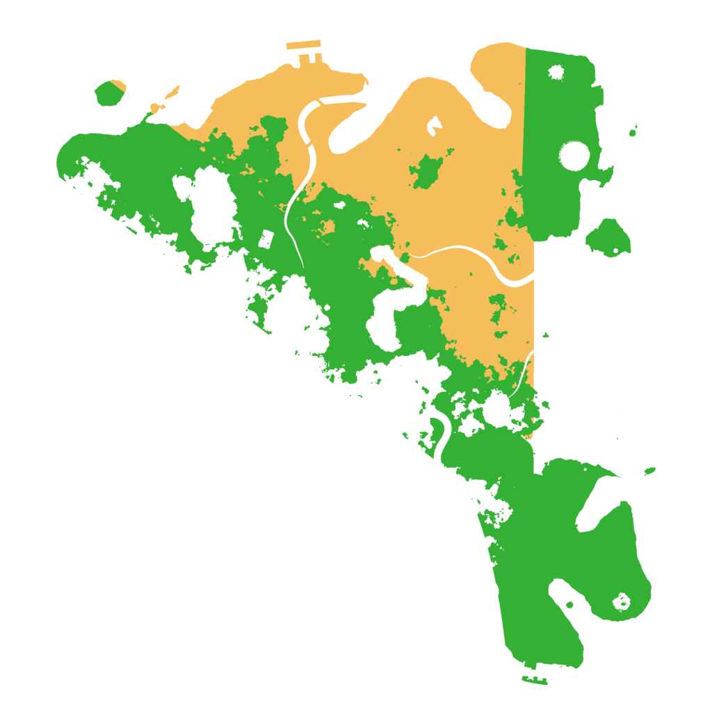 Biome Rust Map: Procedural Map, Size: 4200, Seed: 33404210