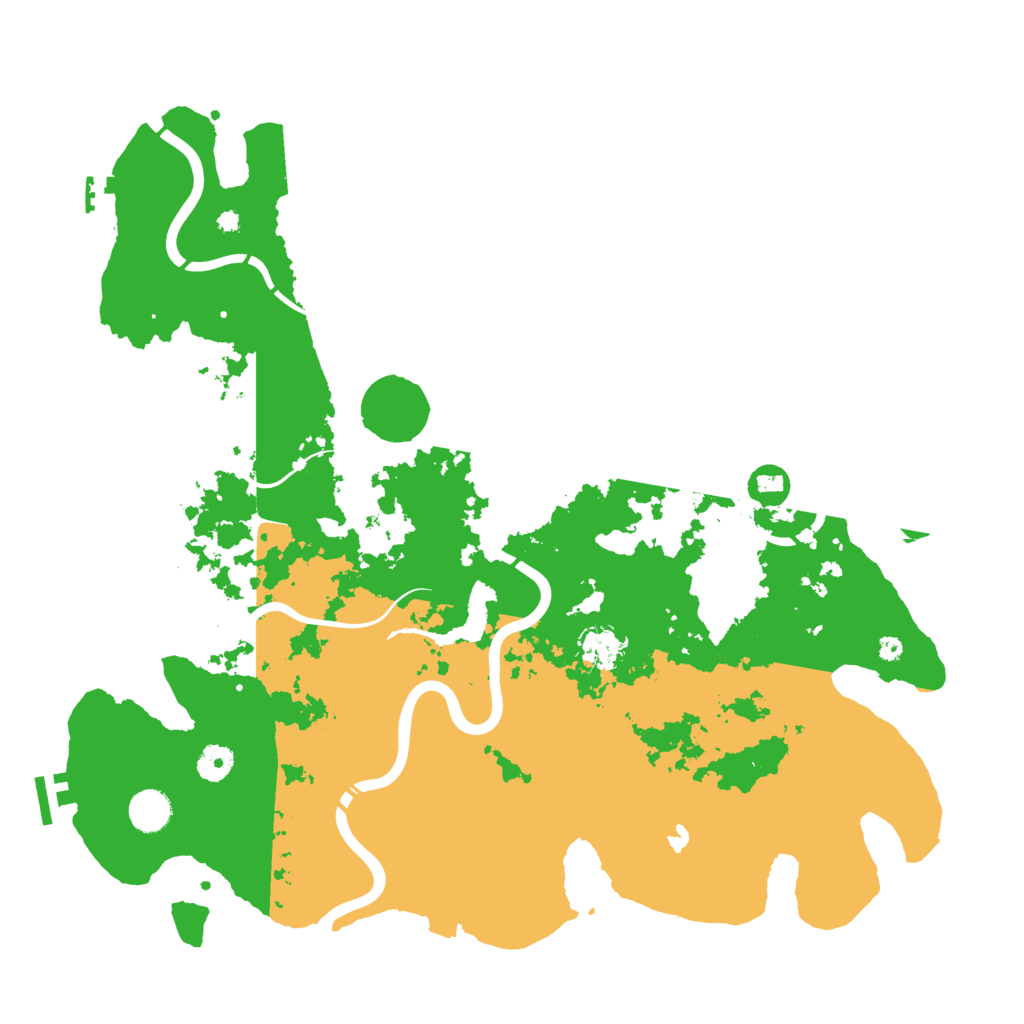 Biome Rust Map: Procedural Map, Size: 4250, Seed: 1303418121