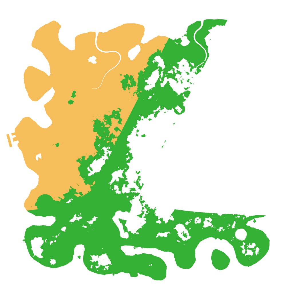 Biome Rust Map: Procedural Map, Size: 4500, Seed: 273745058