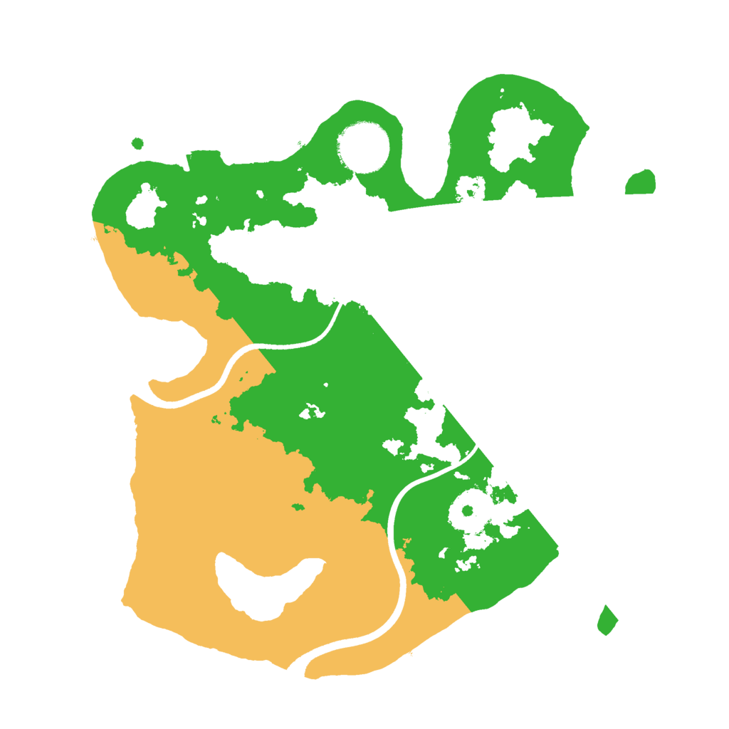 Biome Rust Map: Procedural Map, Size: 2500, Seed: 361486151