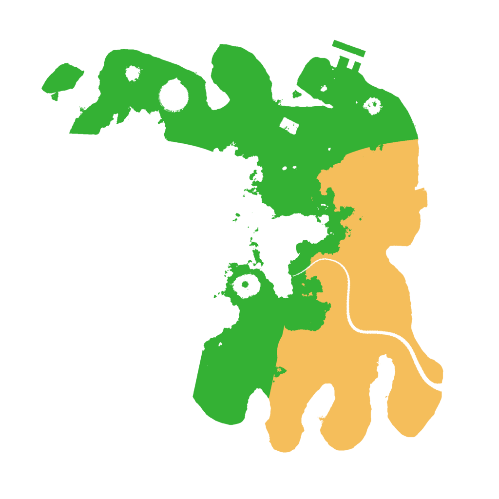 Biome Rust Map: Procedural Map, Size: 3000, Seed: 35150