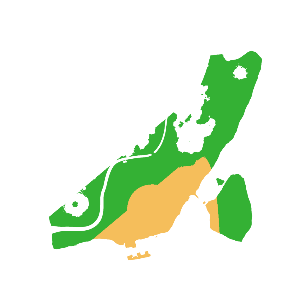Biome Rust Map: Procedural Map, Size: 2000, Seed: 23137