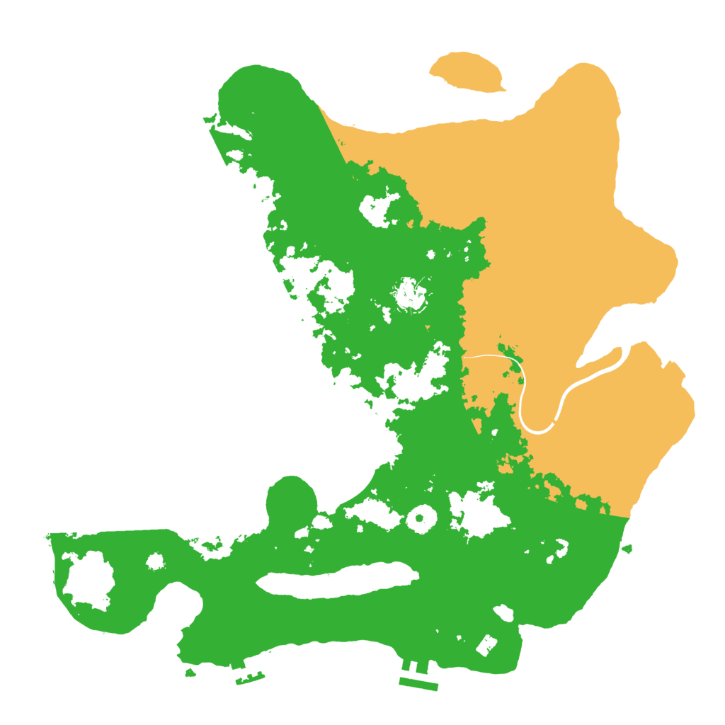 Biome Rust Map: Procedural Map, Size: 3750, Seed: 96298566