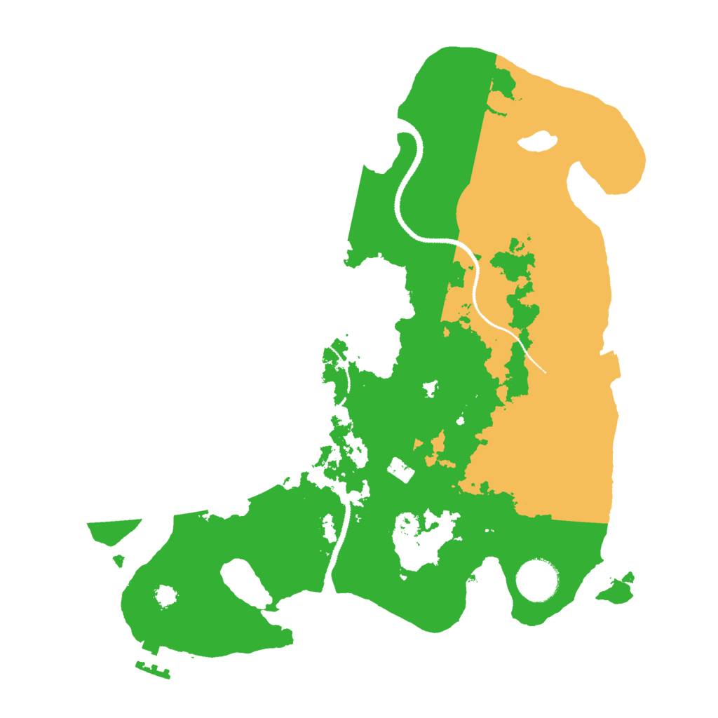 Biome Rust Map: Procedural Map, Size: 3000, Seed: 1750867598