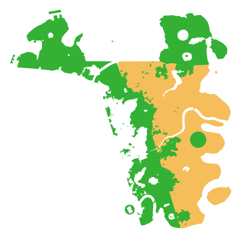 Biome Rust Map: Procedural Map, Size: 4000, Seed: 1833170266