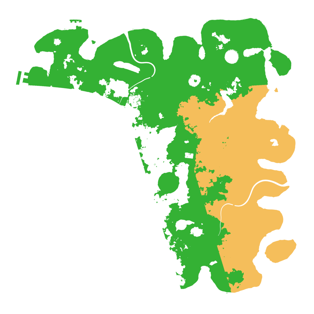 Biome Rust Map: Procedural Map, Size: 4000, Seed: 1833170266