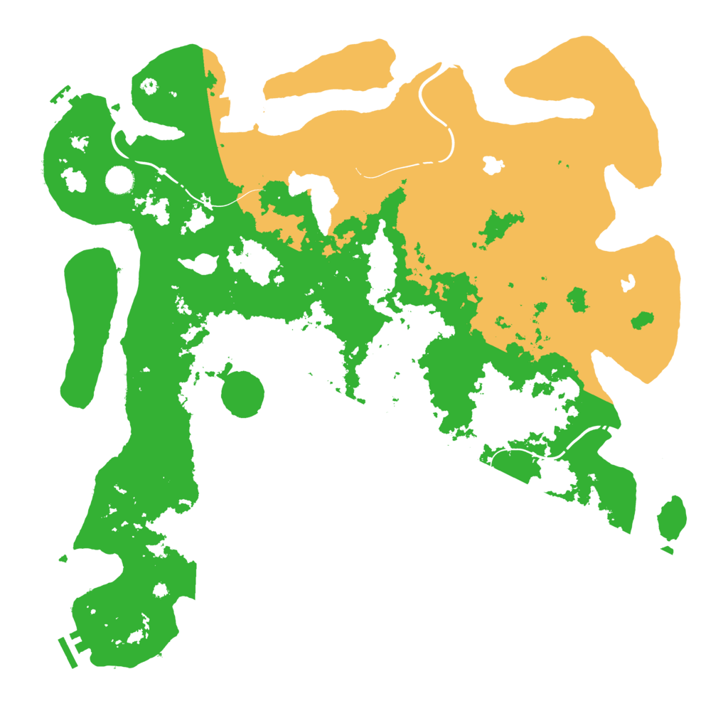 Biome Rust Map: Procedural Map, Size: 4500, Seed: 783724917