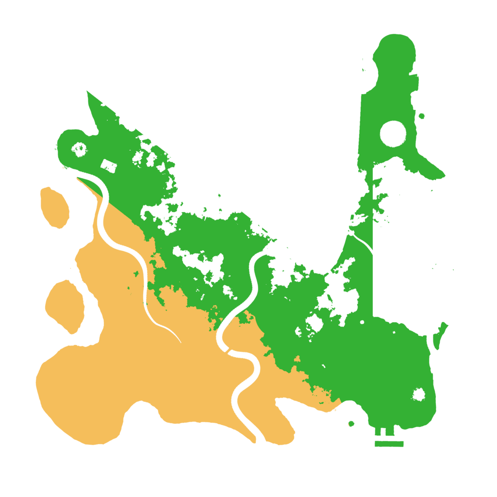 Biome Rust Map: Procedural Map, Size: 3500, Seed: 2062932975