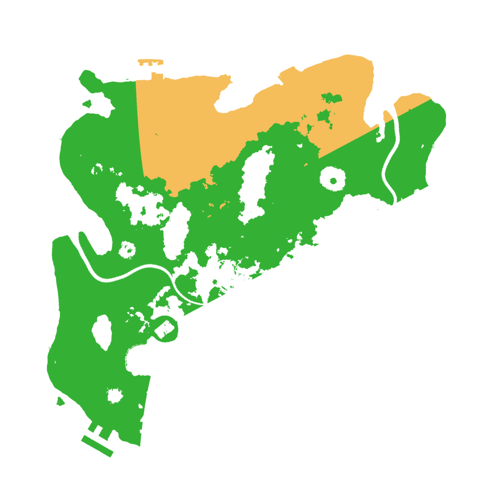 Biome Rust Map: Procedural Map, Size: 3000, Seed: 3111997