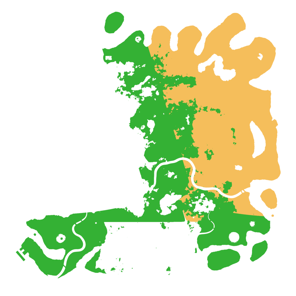 Biome Rust Map: Procedural Map, Size: 5000, Seed: 2983409
