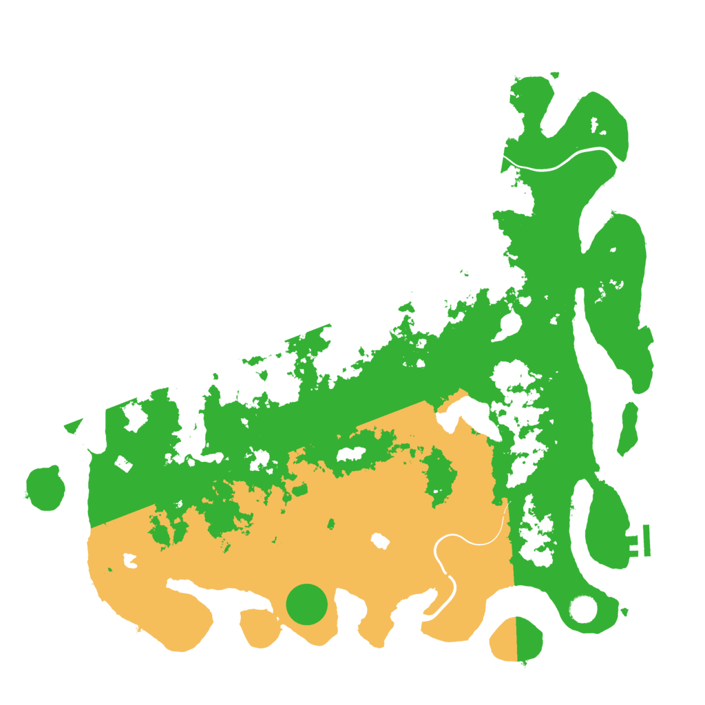 Biome Rust Map: Procedural Map, Size: 4500, Seed: 655