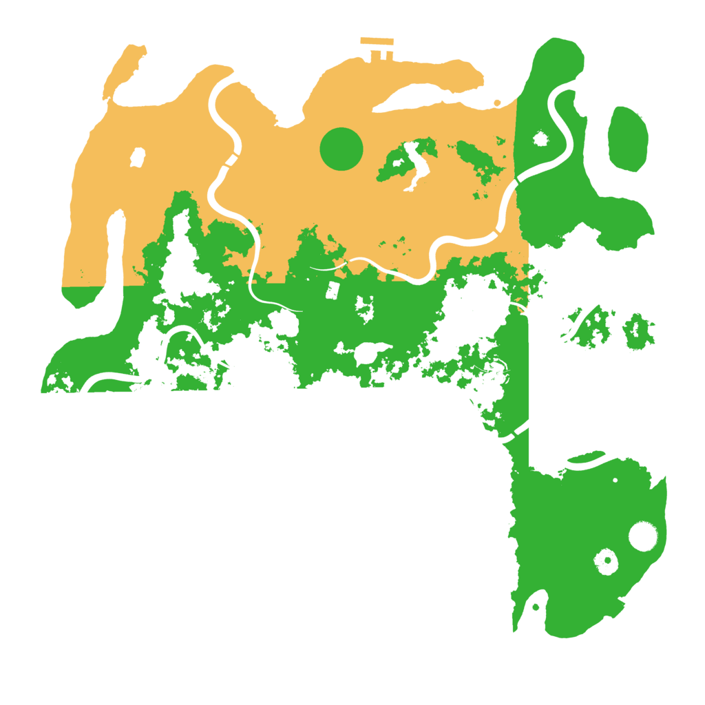 Biome Rust Map: Procedural Map, Size: 4300, Seed: 84793274