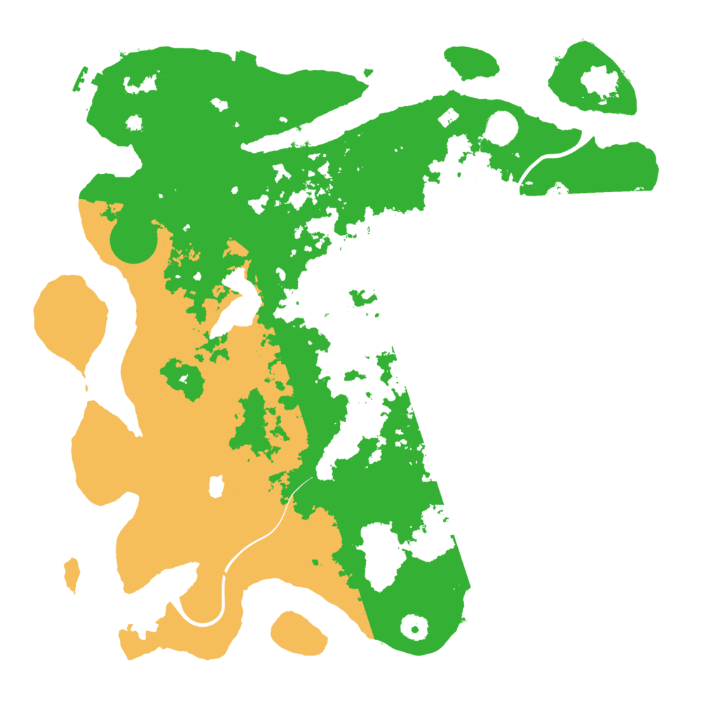 Biome Rust Map: Procedural Map, Size: 4000, Seed: 35456567