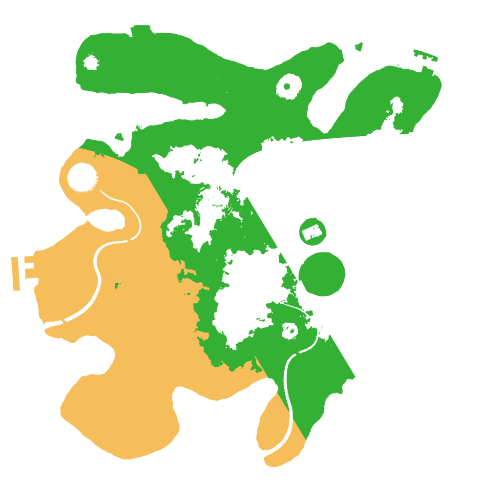 Biome Rust Map: Procedural Map, Size: 3000, Seed: 762680567