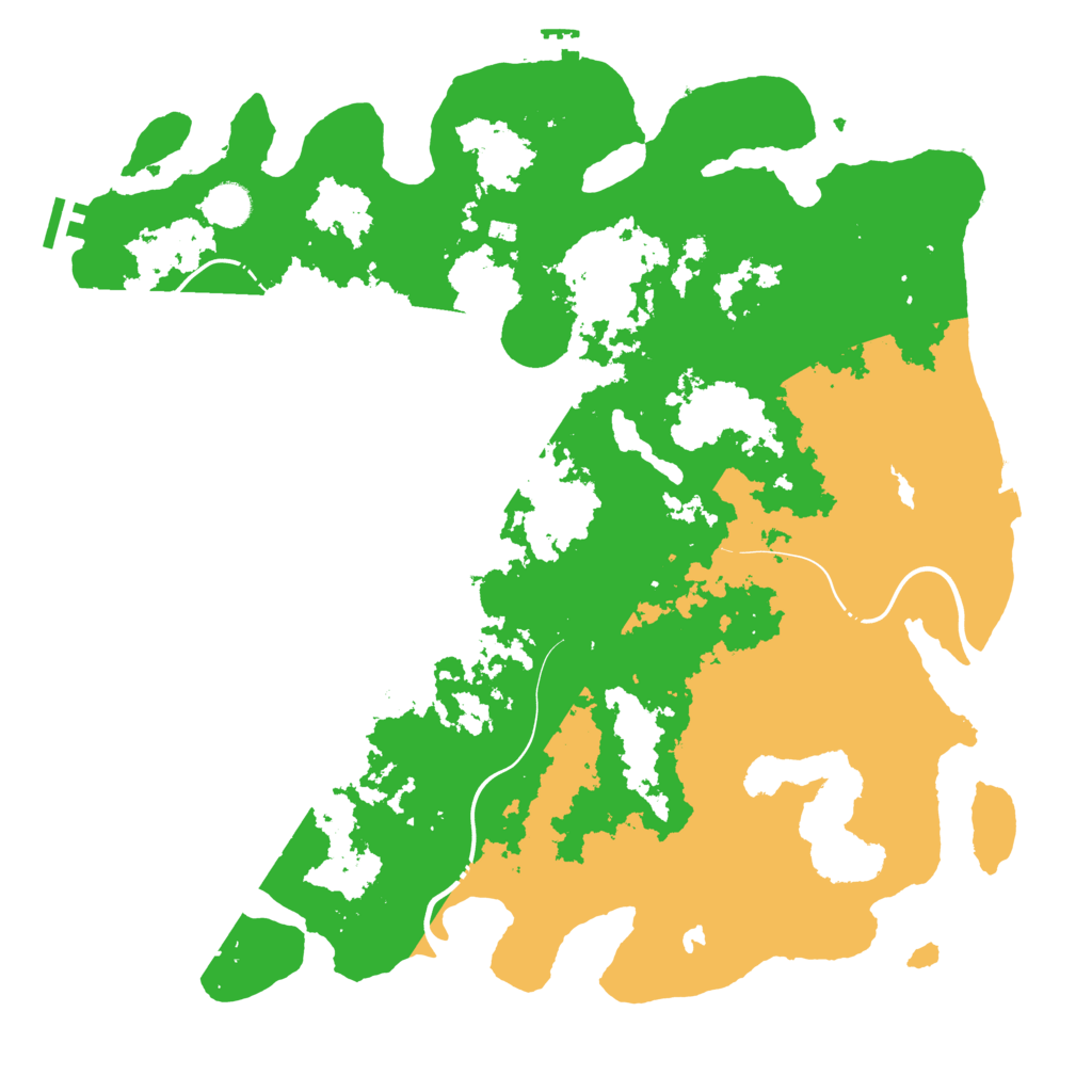 Biome Rust Map: Procedural Map, Size: 4300, Seed: 593988783