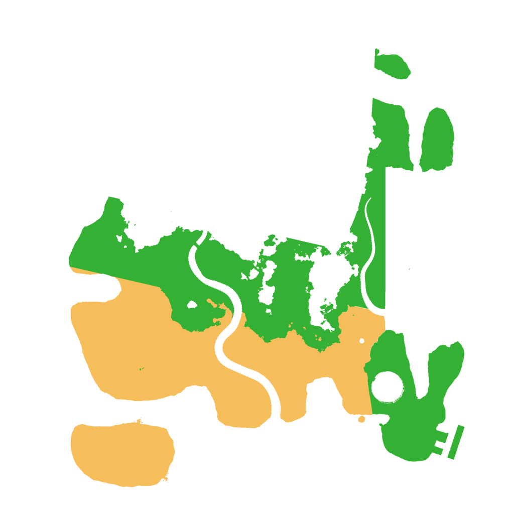 Biome Rust Map: Procedural Map, Size: 3000, Seed: 1047380711
