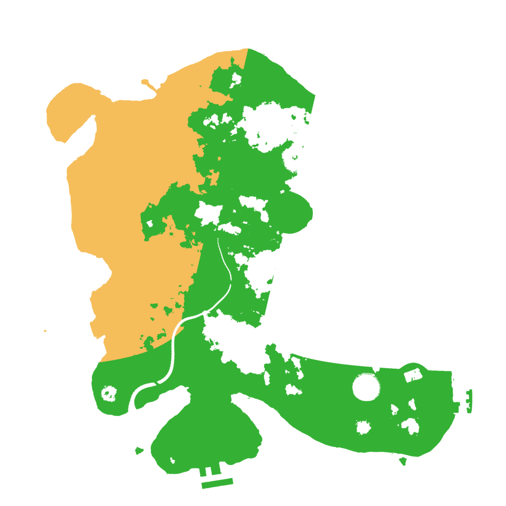 Biome Rust Map: Procedural Map, Size: 3250, Seed: 251224