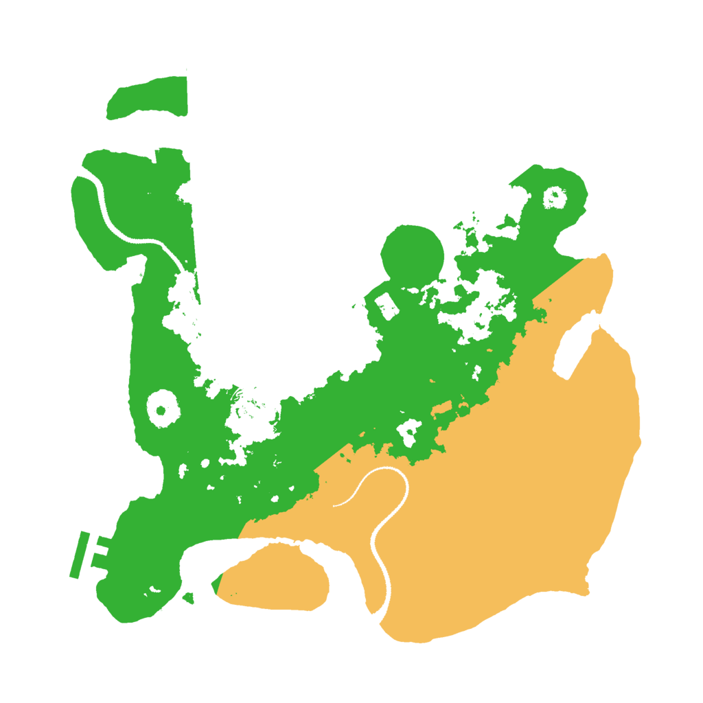 Biome Rust Map: Procedural Map, Size: 3000, Seed: 1248485422
