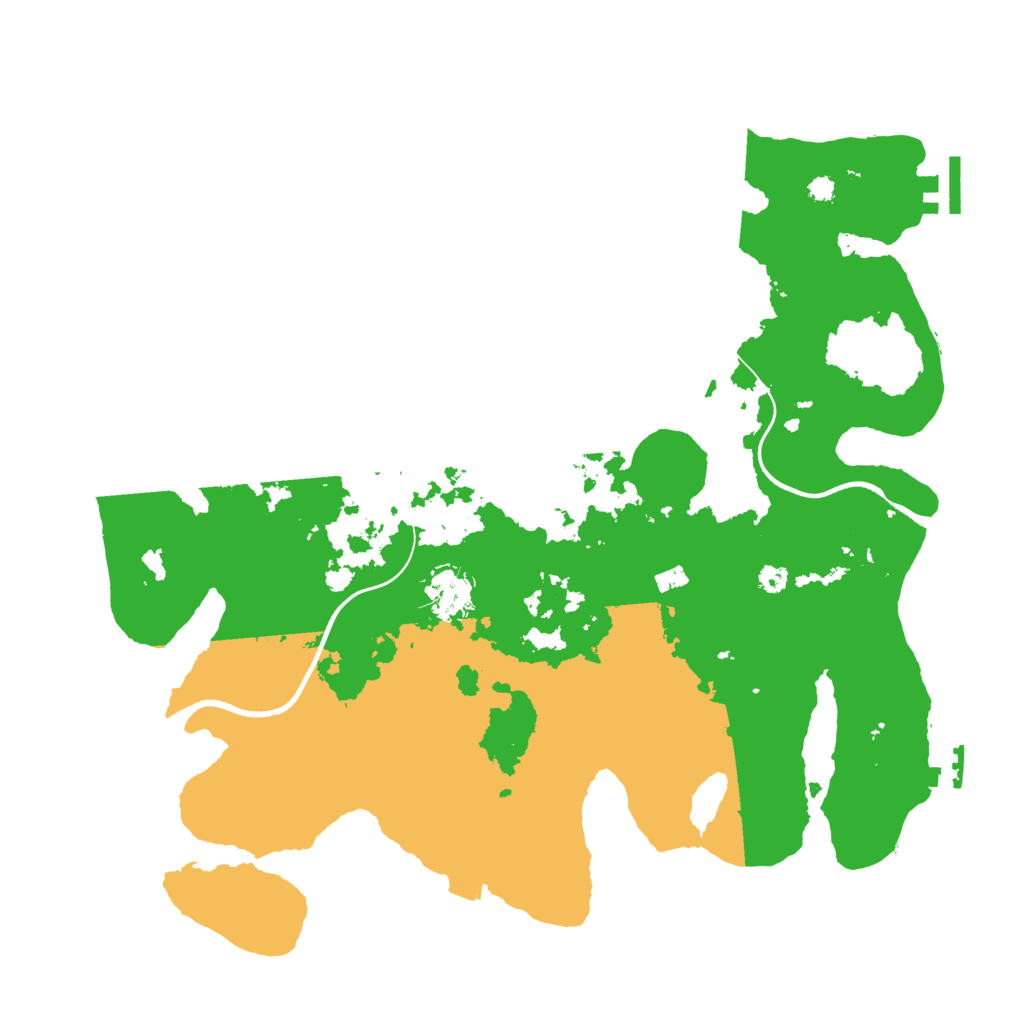 Biome Rust Map: Procedural Map, Size: 3600, Seed: 805067243