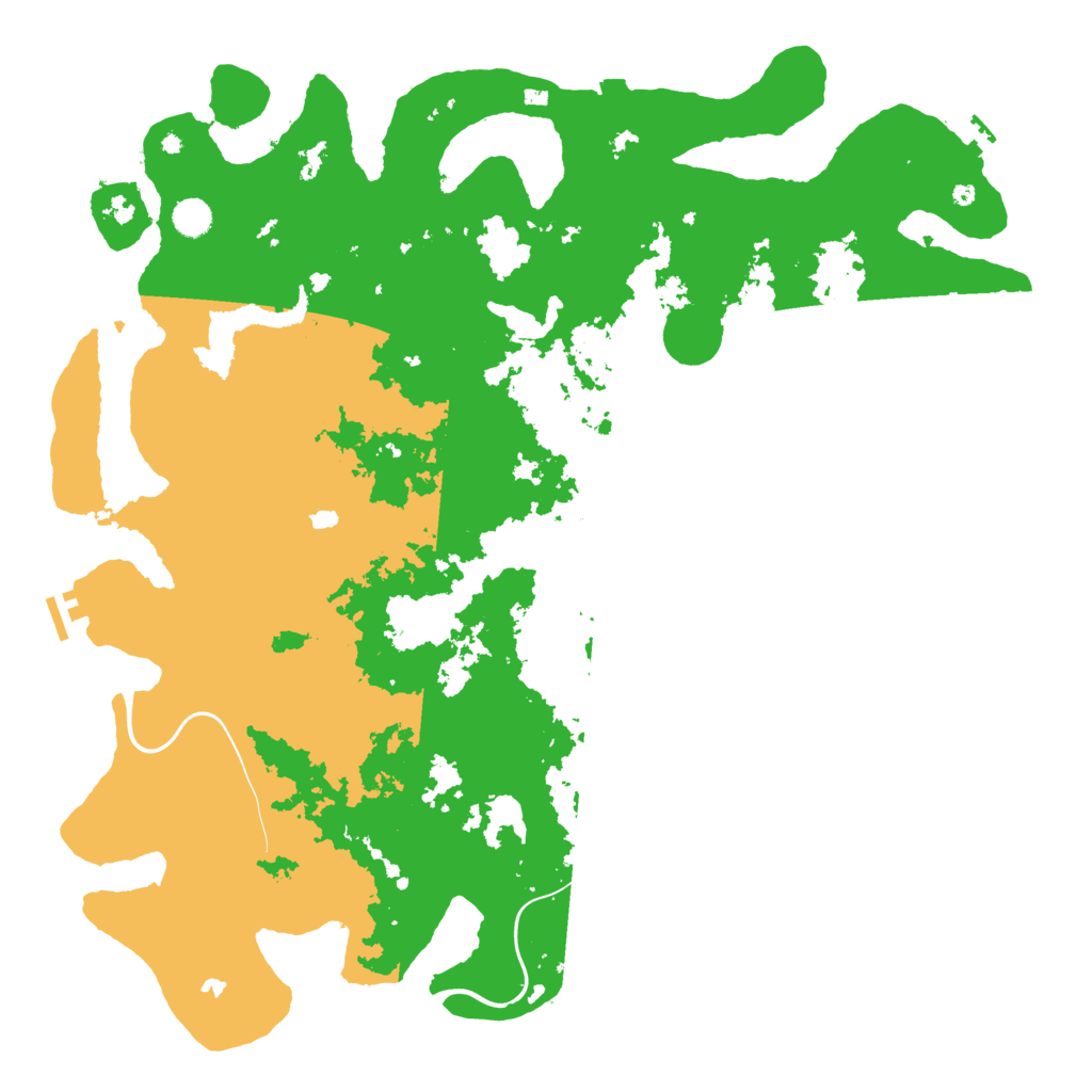 Biome Rust Map: Procedural Map, Size: 4915, Seed: 752466